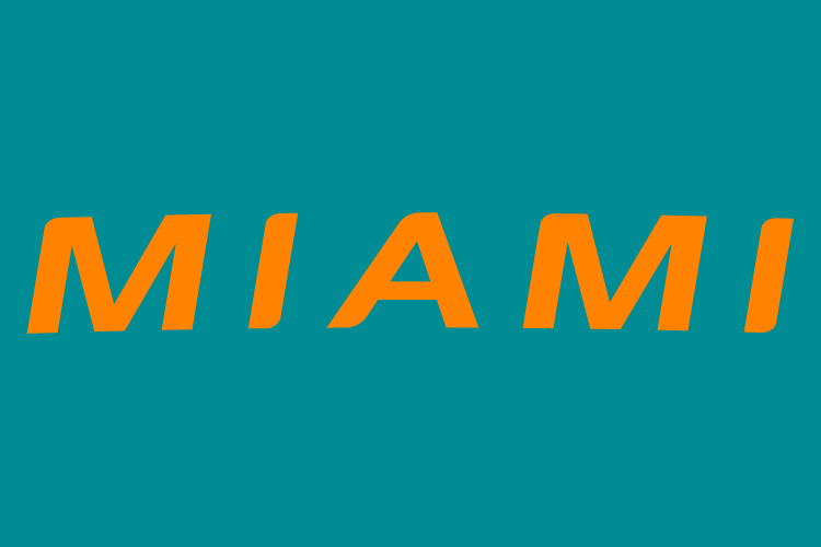 Miami Dolphins 2013-Pres Wordmark Logo fabric transfer